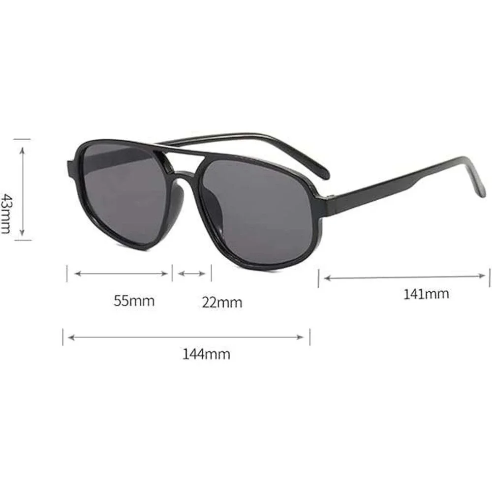 Orange Aviator Sunglasses Gradient Lenses Oversized Retro Style Women Lentes New